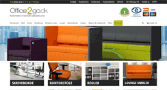 Desktop Screenshot of office2go.dk