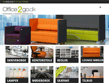 Tablet Screenshot of office2go.dk